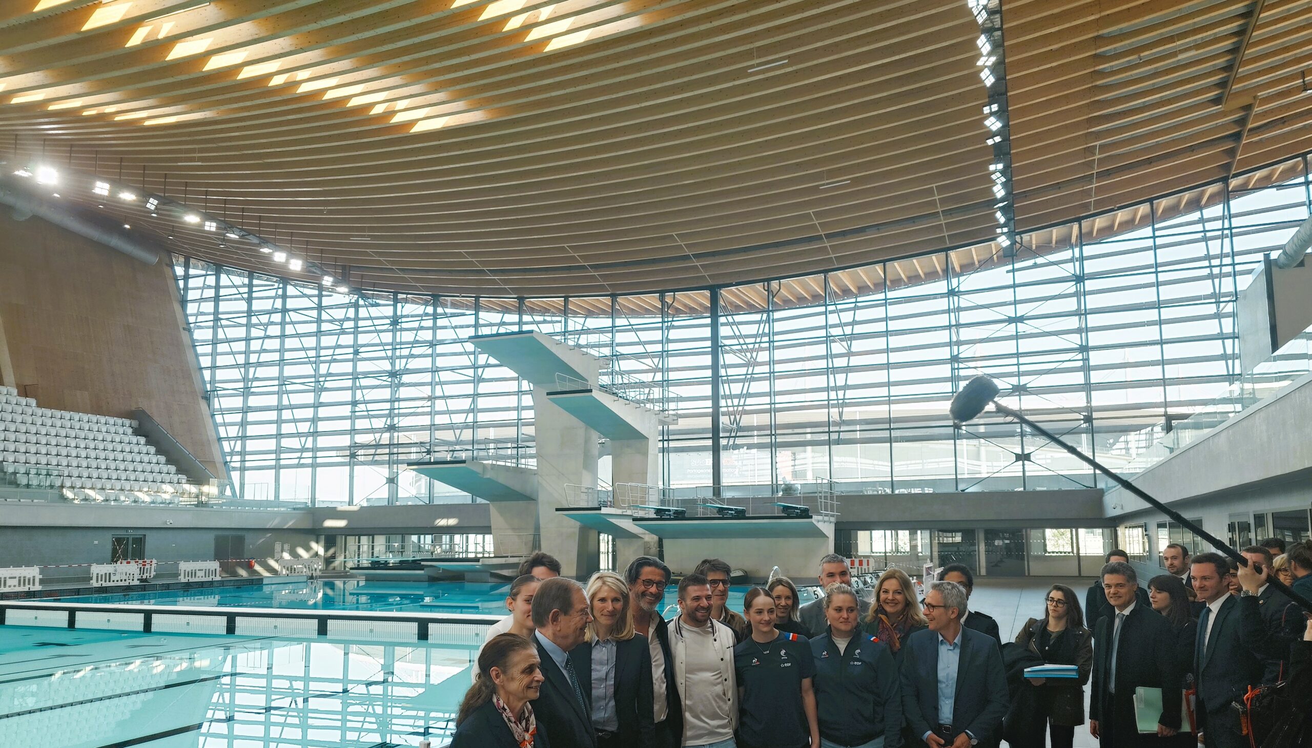 Visite par la ministre des sports du CAO